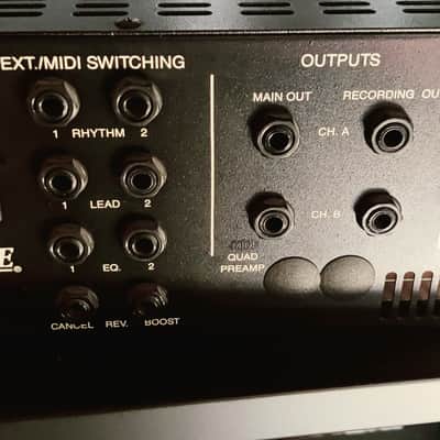 Mesa Boogie Quad Preamp with FU-2A Footswitch 1980s - Black image 9