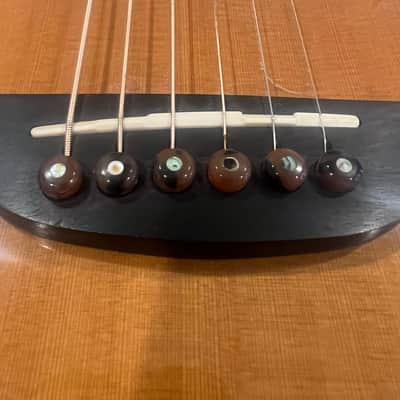 Stone bridge G 23 CR Cutaway 2012 - Cedar top, rosewood back & sides, Ebony, fright, board, and saddle image 7