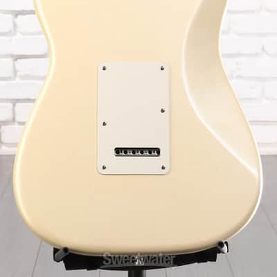 Fender Lincoln Brewster Stratocaster Electric Guitar - Olympic Pearl with Maple Fingerboard (StratBrewsterd1) image 3