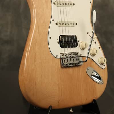 1974 Fender Stratocaster HSS Natural Refinish w/ Dimarzio humbucker image 10
