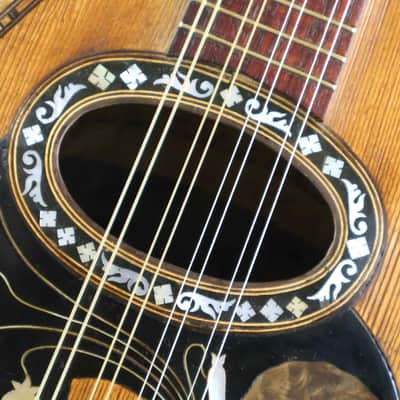 Giuseppe Indelicato Contarino Neapolitan Mandolin - c. 1910 - Made in Catania, Italy image 21