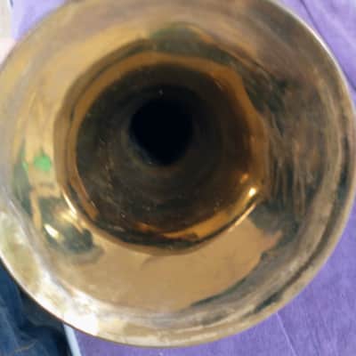 Frank Holton Collegiate cornet with rare Holton 70A mouthpiece image 14