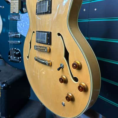 Epiphone Sheraton Natural 1996 Semi-Hollow Electric Guitar image 5