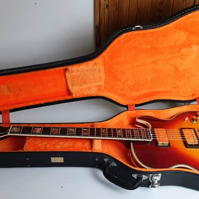 Greco LS-120 1988 - Cherry Sunburst- Gibson L-5S copy. MIJ image 2