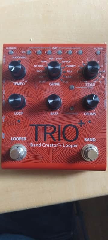 DigiTech TRIO Plus Band Creator + Looper 2010s - Black image 1