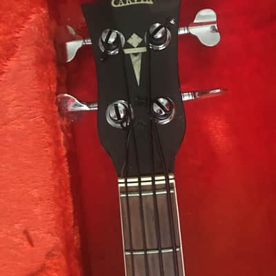 1977 Carvin Bass Guitar SB125 Black Left Handed image 2