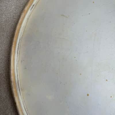 Slingerland Vintage Radio King 24” Genuine Calf Skin Bass Drum Head Lot #1 40s - Calf skin image 11