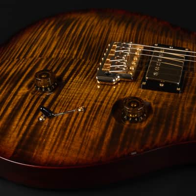 2015 PRS 30th Anniversary Wood Library Custom 24 Flame 10-Top - Black Gold | USA Core Solid Rosewood Neck Gold Hardware Kloppmann HB57 Pickups | CoA OHSC image 20