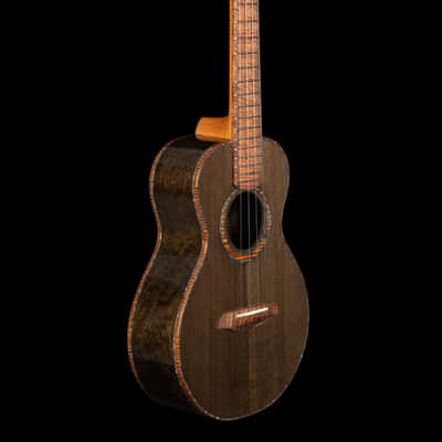 olaMestre ancient Spruce 5250 years old and ancient Phoebe zhennan 2440 years old tenor ukulele image 5
