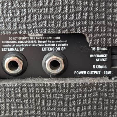 Vox AC15C1X Custom 2-Channel 15-Watt 1x12" Blue Alnico Guitar Combo 2010 - 2019 - Black image 7