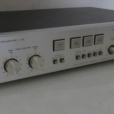 LUXMAN C-02 INTEGRATED PREAMPLIFIER ( PRE-AMP ) FULLY SERVICED RECAPPED image 2