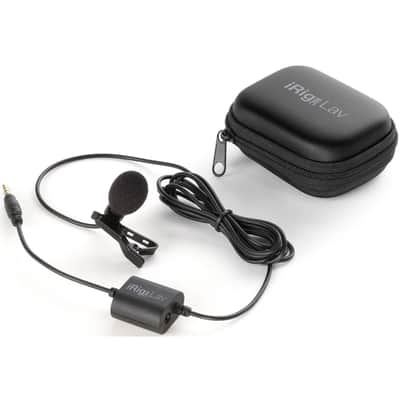IK Multimedia iRig Mic Lav Mobile Condenser Lavalier Mic (2-Pack)