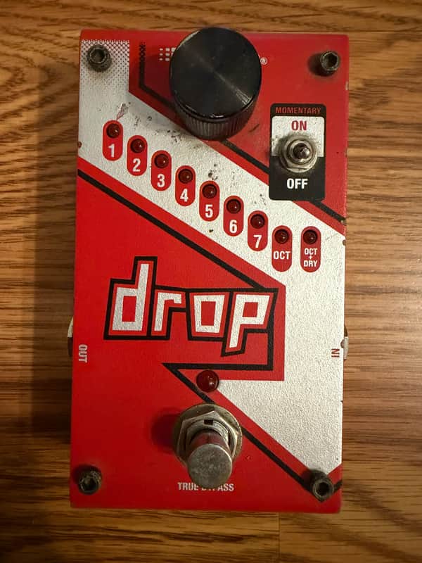 DigiTech Drop Compact Polyphonic Pitch-Shifter 2010s - Red image 1