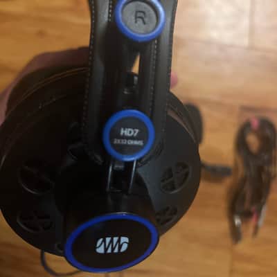 PreSonus Bundle M7 Condenser Mic and Studio HD7 Headphones. W/ 10ft aux cable on each+MicHolder for Stand image 7