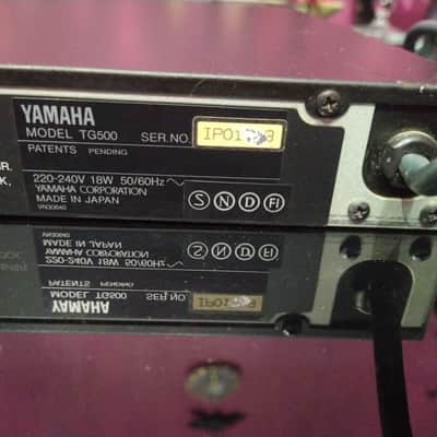YAMAHA TG500 TONE GENERATOR 1990s ( SY85 AWM2 64 POLYPHONY ) RACK MODULE SYNTH image 12