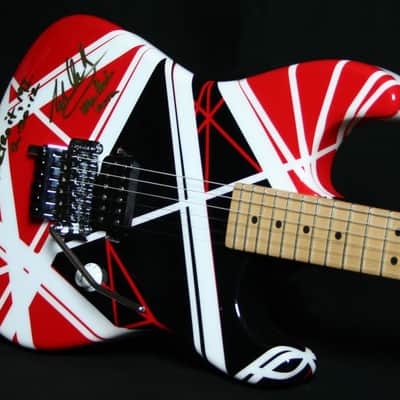 Charvel EVH Art Series Tour 2012 - Van Halen Striped and Stage Played Guitar image 1