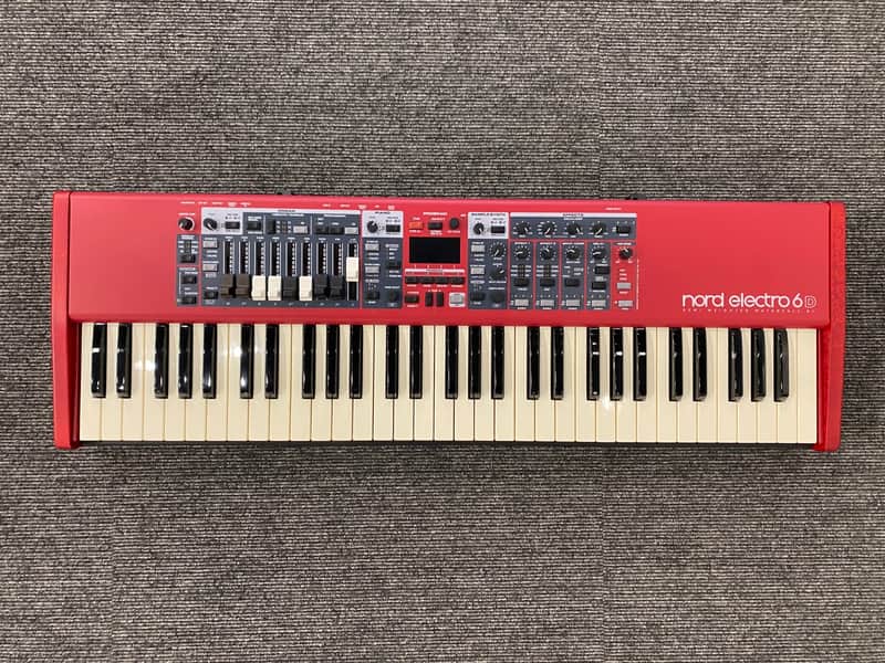 Nord Electro 6D 61-Key Organ/Digital Stage Piano, Red image 1