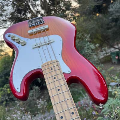 1978 Fender Jazz Bass - Cherry Burst - Dots & Binding - OHSC image 8