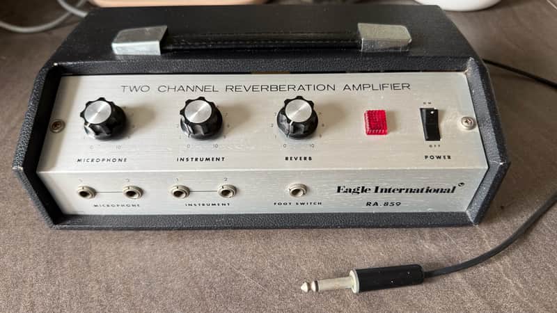 Rare Vintage Spring Reverb, Eagle International RA-859, 1970s, Analogue Reverb unit. (2nd of 2) image 1