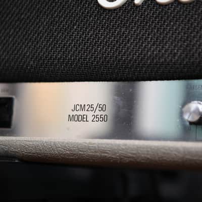 Marshall JCM25/50 "Silver Jubilee" Model 2550 2-Channel 50-Watt Guitar Amp Head - 1987/88 Silver image 6