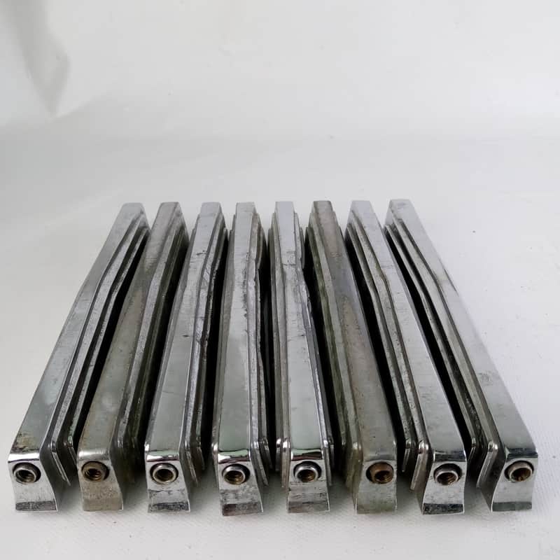 Ludwig 8x Imperial Bass Drum Lugs 6 3/8" Vintage 50s Chrome Part #2206 Snare/Tom image 1