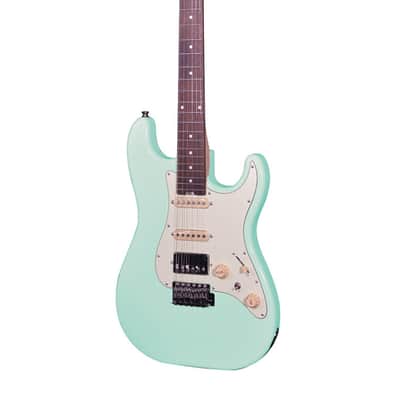 Crafter SERA S RW AG Solid body S style guitar Modern Sera series, with bag, Ara green finish image 2
