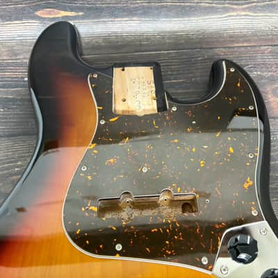 2010-12 Fender Japan JB-62US Jazz Bass Body Alder Sunburst Made in Japan image 5