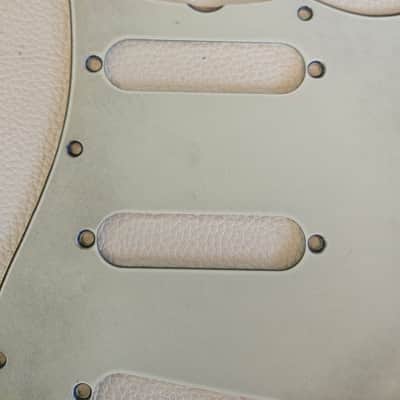 Fender Stratocaster Aged Relic 3 ply Pickguard Mint Green, 62 59-62 image 5