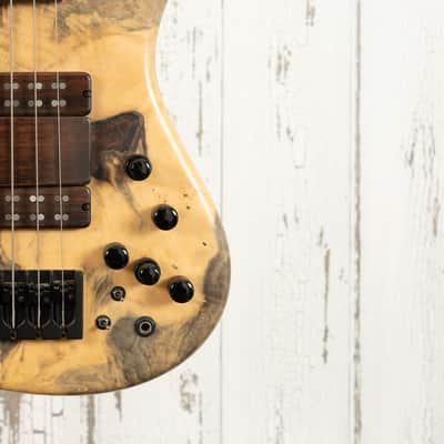 Manghini M3 6-String Bass - Buckeye Burl Top image 12