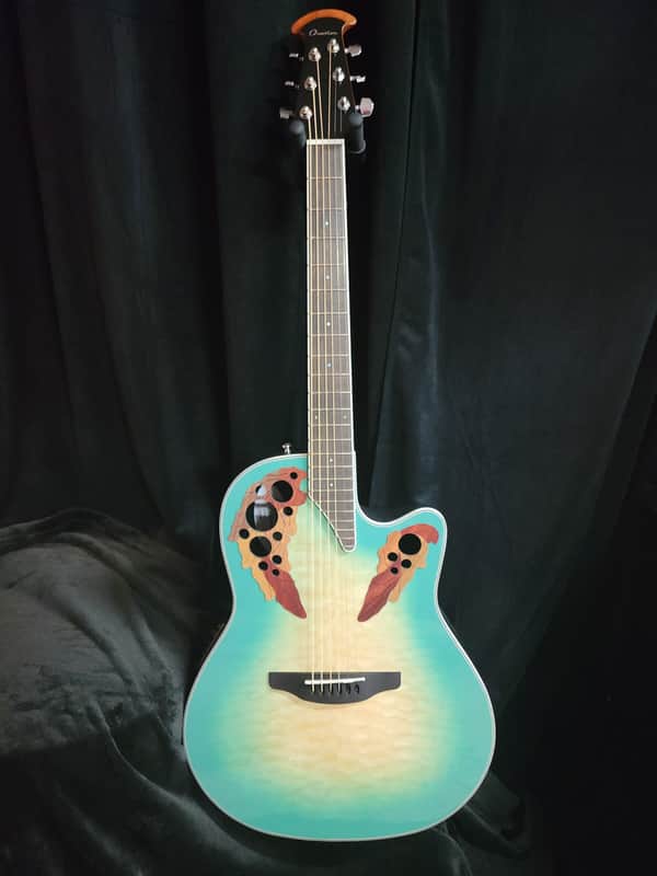 Ovation Celebrity Elite Plus CE44X-9B Mid-depth - Mintburst image 1