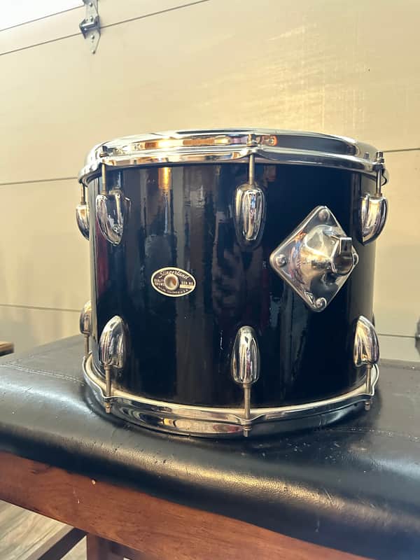 Slingerland Time Machine Outfit  1979 - Jet Black Wrap image 1