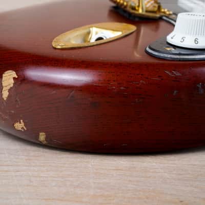 Fender Order Made ST-62 Stratocaster Reissue MIJ 1993 Satin Transparent Walnut Fujigen w/ Bag image 8