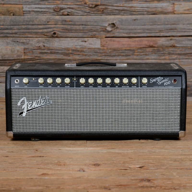 Fender	Super-Sonic 100 2-Channel 100-Watt Guitar Amp Head	2011 - 2014 image 1