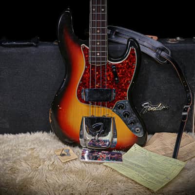 1966 Fender Jazz Bass "Sunburst" image 5