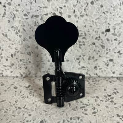 Bass Guitar Tuners Set (4) - Complete Hardware Package - Black image 2