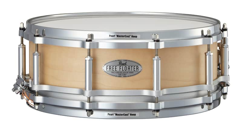 Pearl Free Floater 14x5" Satin Maple Shell Snare Drum | Floating | NEW | Worldwide Ship | Authorized Dealer image 1