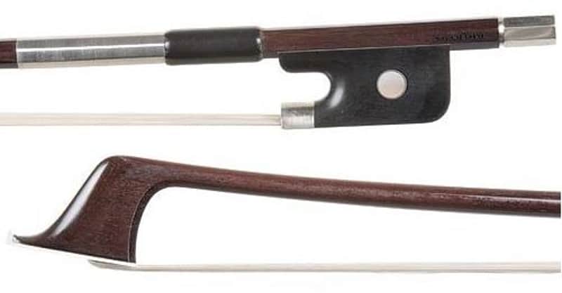 D Z Strad Cello Bow - Model 200 - Brazilwood Bow with Ebony Parisian Eye Frog image 1
