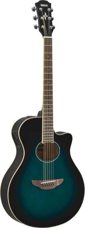 Yamaha APX600 Acoustic Electric Guitar - Oriental Blue Burst image 1