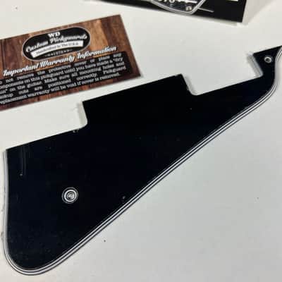 WD Music Les Paul ®️ Custom 5 ply pickguard WD Music - Black / withe / black / white / black image 1