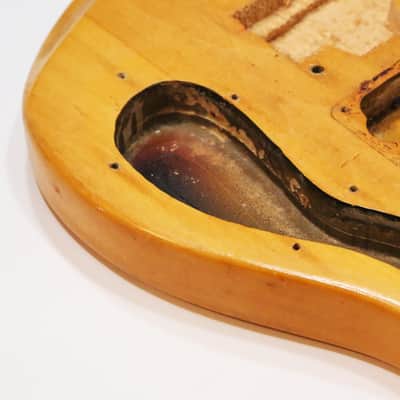 1966 Mosrite The Ventures Model Mark V Vintage Electric Guitar Body – Rare Original ’66 MK V German Carve Ventures II Part Made in Bakersfield CA (B802) image 13