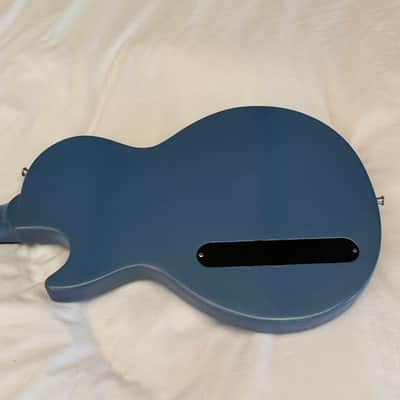 Vintage 2003 Gibson Les Paul Junior Melody Maker - Pelham Blue - Bigsby B5 - Free Pro Setup image 11