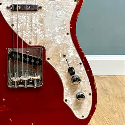 Fender Telecaster Thinline 1971 - Candy Apple red image 5