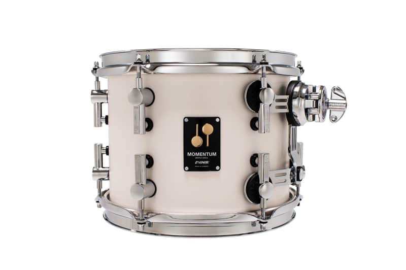 SONOR Momentum Maple Series 10x7.75" Satin Pure White Matte Lacquer Rack Tom Drum | Worldwide Ship | NEW | Authorized Dealer image 1