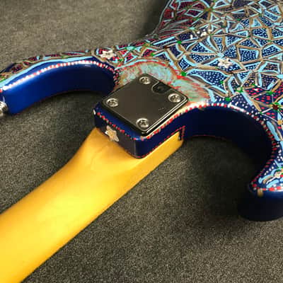 Peavey  T-15 Custom Folk Art Paint Job Southwestern Electric Guitar image 13