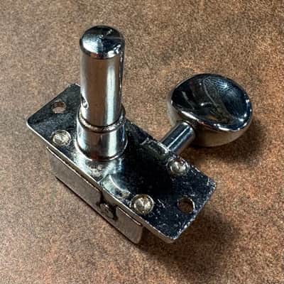 1960s Grover Slimline V100 H100 G100 Single Vintage Chrome Tuner Tuning Machine For Martin Rickenbacker & More! Bass Side image 2