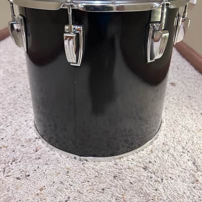 Ludwig Concert Toms 15” and 13” with Ludwig Double-Tom Stand - Black Cortex Finish image 8