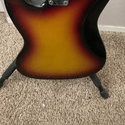 El Degas Jazz Bass 1970/1980's, Sunburst, HH Mini Humbuckers image 13