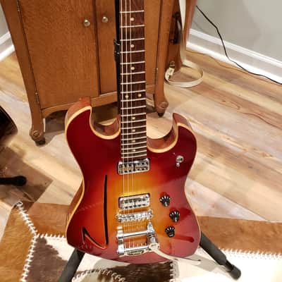 Zane Guitars Custom Shop "Jody Davis" Semi-Hollowbody Guitar w/ Bigsby, TV Jones Pickups image 4