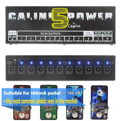 Guitar Caline Pedal Board Power Supply 10 Output 9V 12V 18V Effect Pedals image 8