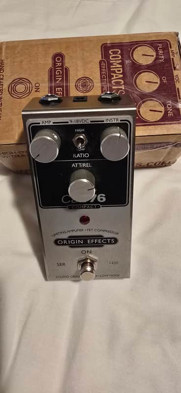 Origin Effects Cali76 Compact Compressor 2010s - Silver/Black image 1